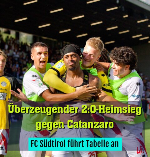 FC Südtirol führt Tabelle an