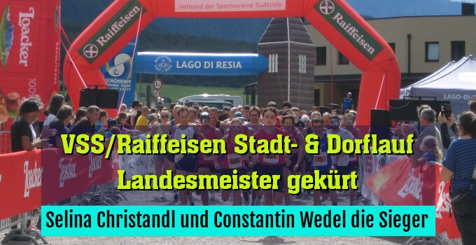 Selina Christandl und Constantin Wedel die Sieger