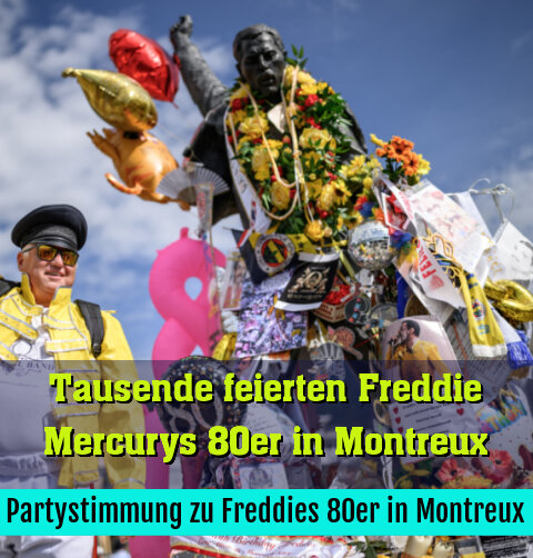 Partystimmung zu Freddies 80er in Montreux