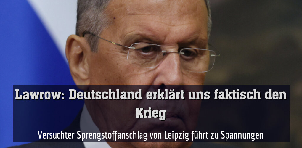 Versuchter Sprengstoffanschlag von Leipzig führt zu Spannungen