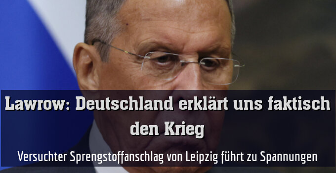 Versuchter Sprengstoffanschlag von Leipzig führt zu Spannungen