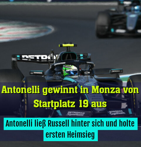 Antonelli ließ Russell hinter sich und holte ersten Heimsieg