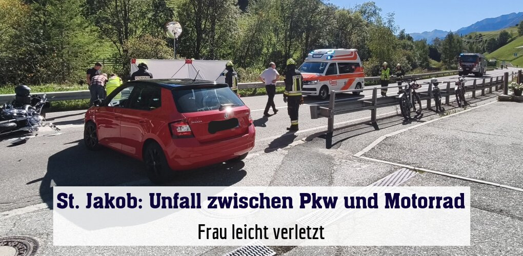 Frau leicht verletzt