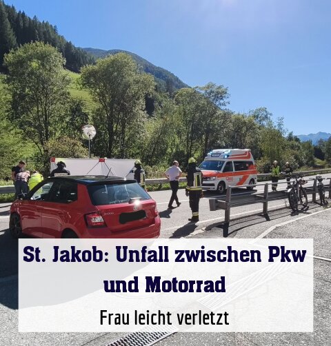 Frau leicht verletzt