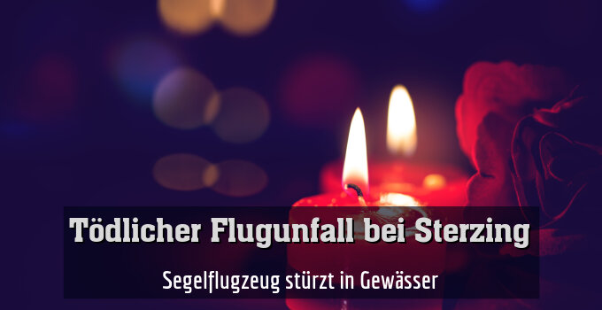 Segelflugzeug stürzt in Gewässer
