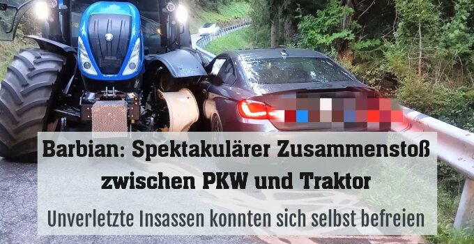 Unverletzte Insassen konnten sich selbst befreien