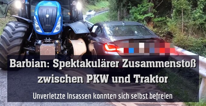 Unverletzte Insassen konnten sich selbst befreien