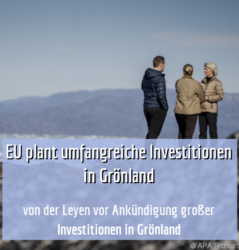 von der Leyen vor Ankündigung großer Investitionen in Grönland