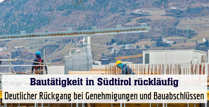 Deutlicher Rückgang bei Genehmigungen und Bauabschlüssen