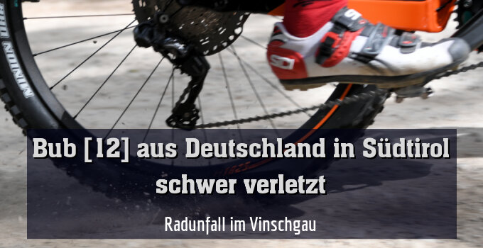 Radunfall im Vinschgau