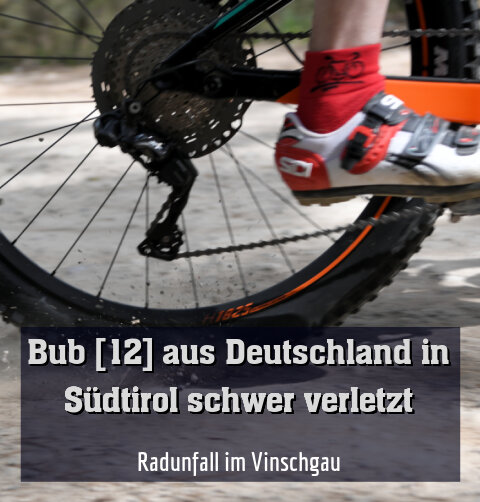 Radunfall im Vinschgau