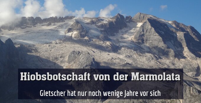Gletscher hat nur noch wenige Jahre vor sich
