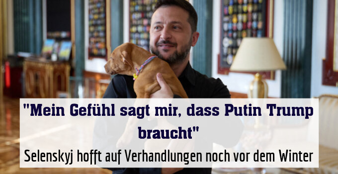 "Mein Gefühl sagt mir, dass Putin Trump braucht"