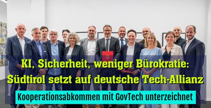 Kooperationsabkommen mit GovTech unterzeichnet