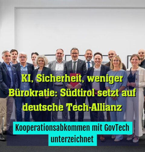 Kooperationsabkommen mit GovTech unterzeichnet
