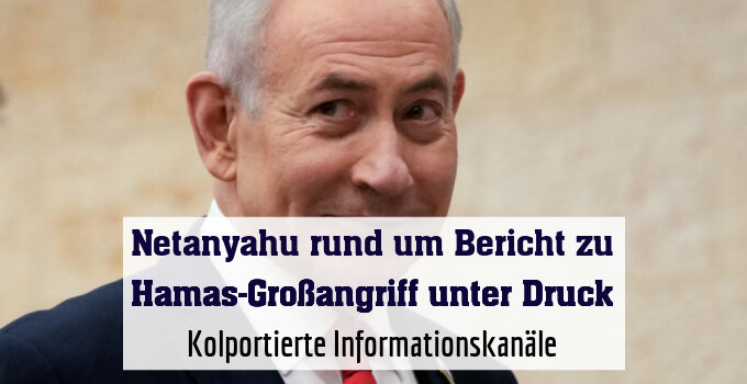 Im Wahlkampf stehender Premier Netanyahu sieht "Lüge"