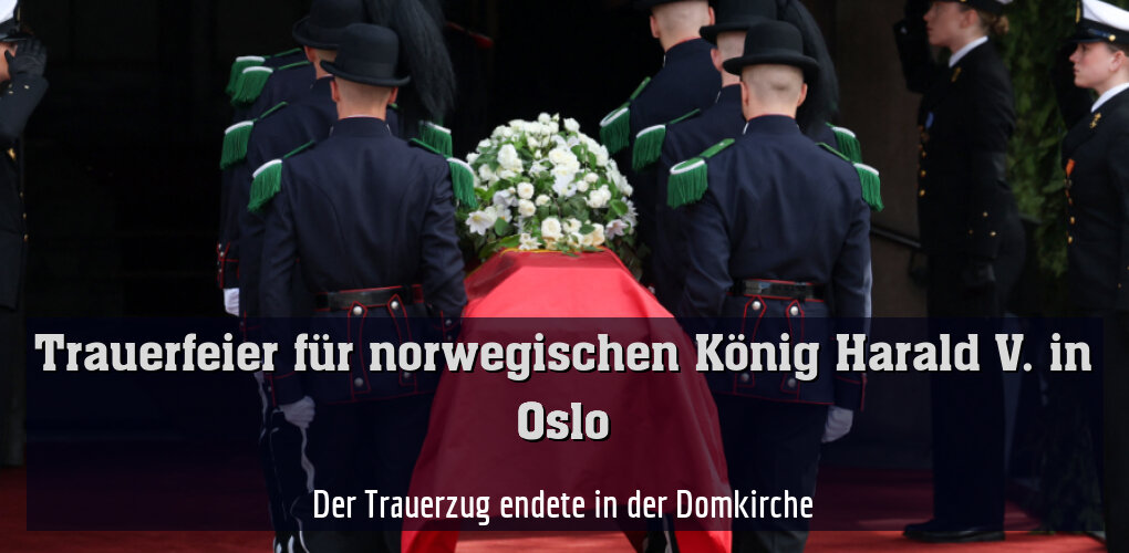 Der Trauerzug endete in der Domkirche