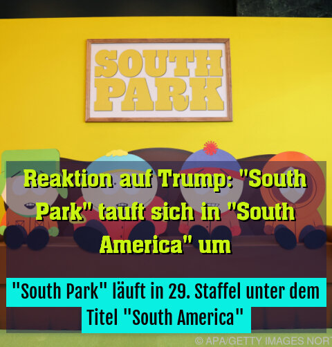"South Park" läuft in 29. Staffel unter dem Titel "South America"