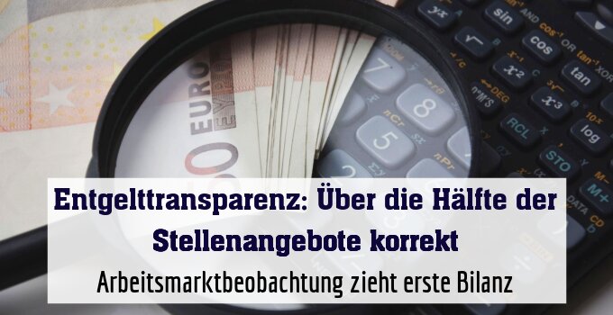 Arbeitsmarktbeobachtung zieht erste Bilanz
