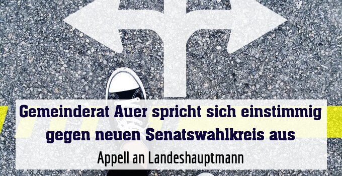 Appell an Landeshauptmann