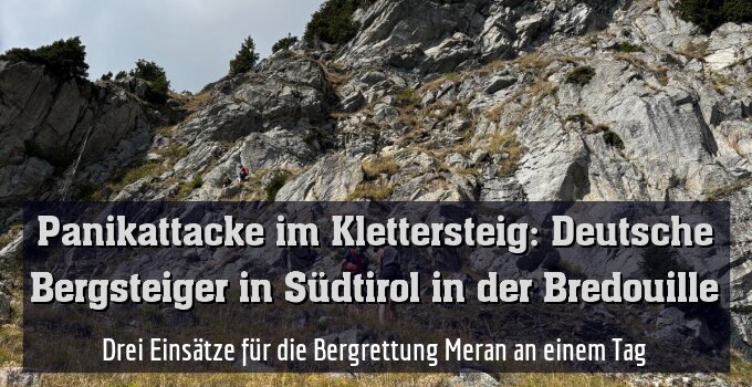 Drei Einsätze für die Bergrettung Meran an einem Tag