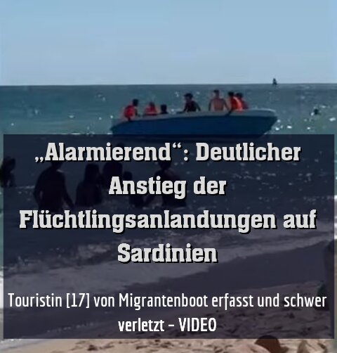 Touristin [17] von Migrantenboot erfasst und schwer verletzt – VIDEO