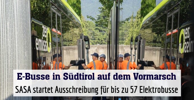 SASA startet Ausschreibung für bis zu 57 Elektrobusse