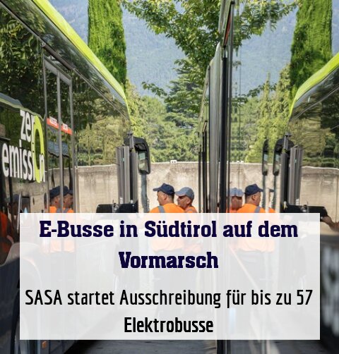 SASA startet Ausschreibung für bis zu 57 Elektrobusse