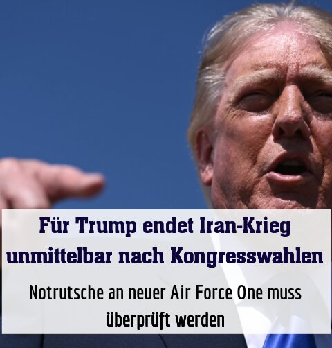 Notrutsche an neuer Air Force One muss überprüft werden