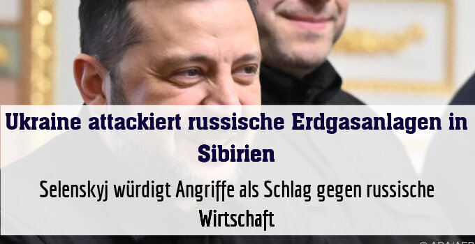 Selenskyj würdigt Angriffe als Schlag gegen russische Wirtschaft