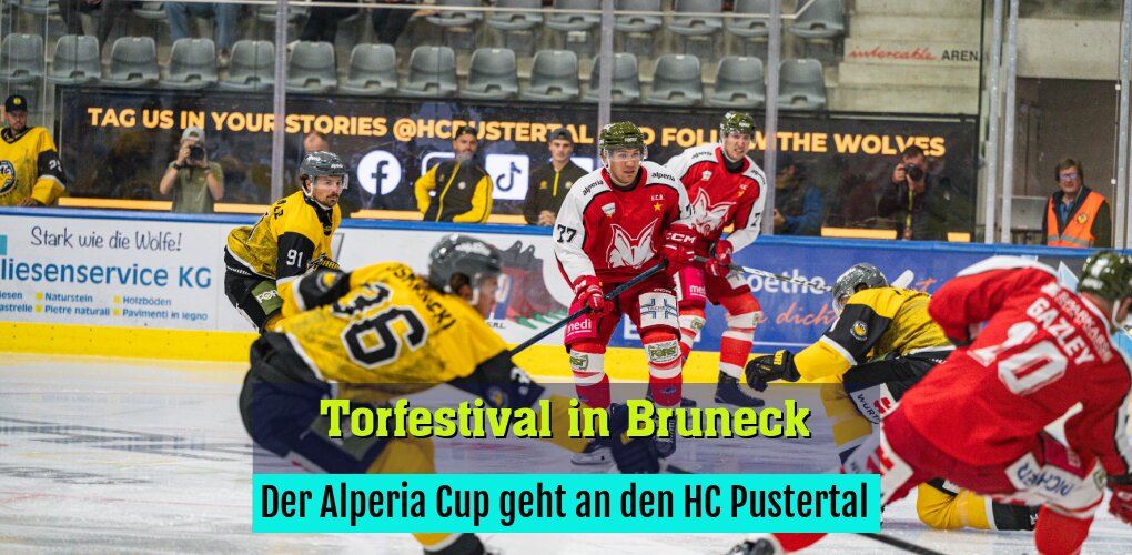 Der Alperia Cup geht an den HC Pustertal