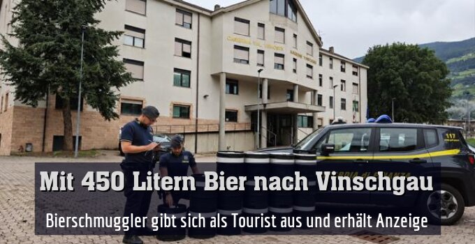 Bierschmuggler gibt sich als Tourist aus und wird angezeigt