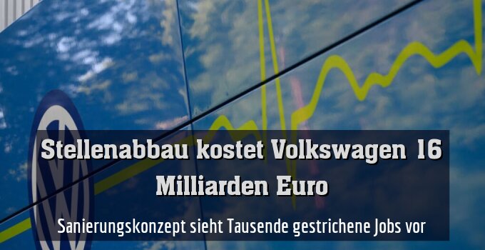 Sanierungskonzept sieht Tausende gestrichene Jobs vor