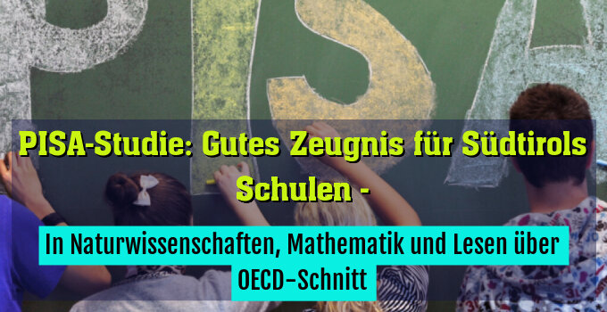 In Naturwissenschaften, Mathematik und Lesen über OECD-Schnitt