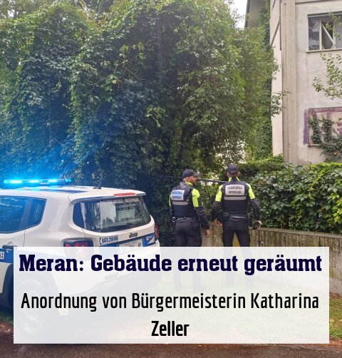 Anordnung von Bürgermeisterin Katharina Zeller