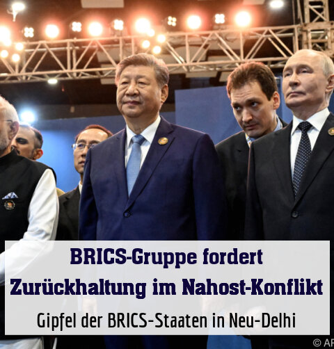 Gipfel der BRICS-Staaten in Neu-Delhi