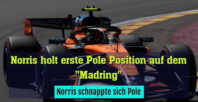 Norris schnappte sich Pole