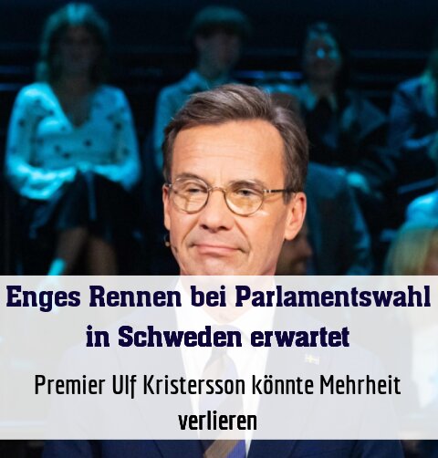 Premier Ulf Kristersson könnte Mehrheit verlieren