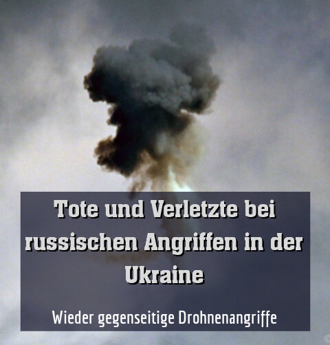 Wieder gegenseitige Drohnenangriffe (Archivbild)