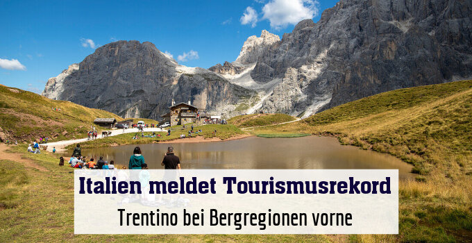 Trentino bei Bergregionen vorne