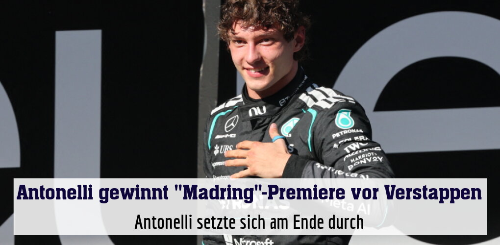 Nächster Sieg für Antonelli