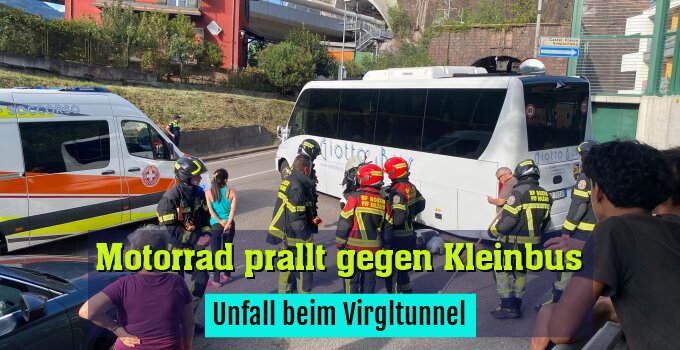 Unfall beim Virgltunnel