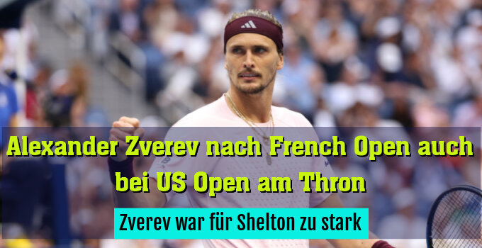 Zverev war für Shelton zu stark