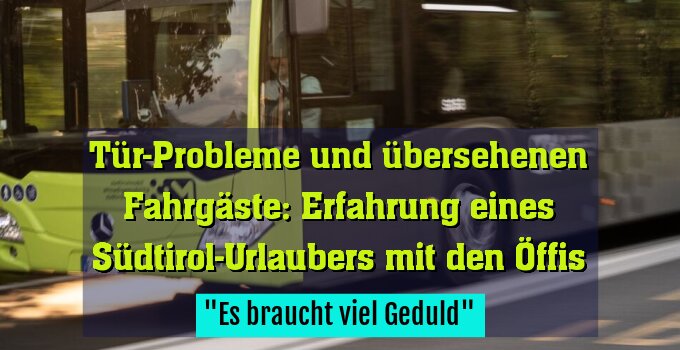"Es braucht viel Geduld"