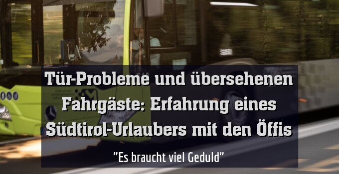 "Es braucht viel Geduld"