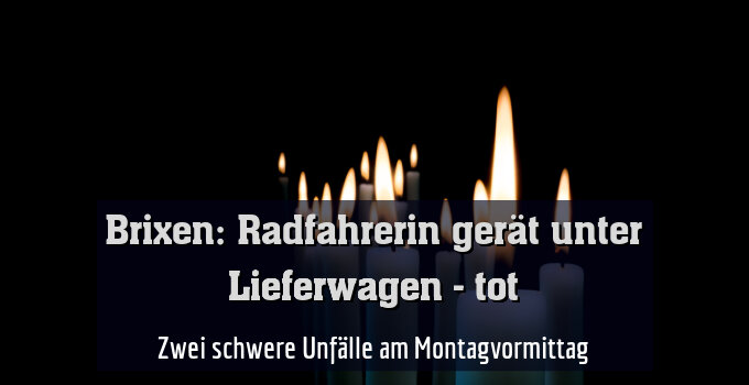 Zwei schwere Unfälle am Montagvormittag
