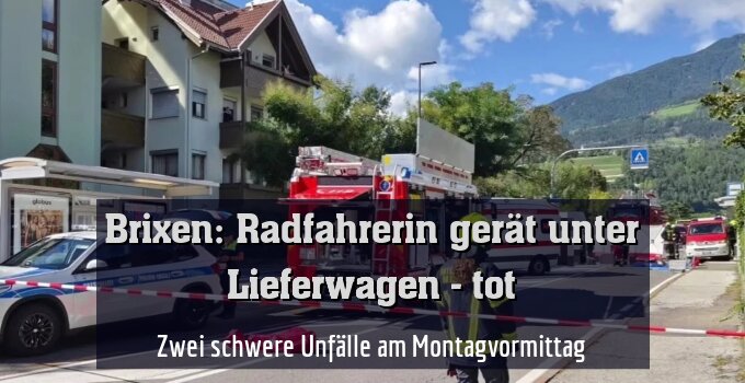 Zwei schwere Unfälle am Montagvormittag