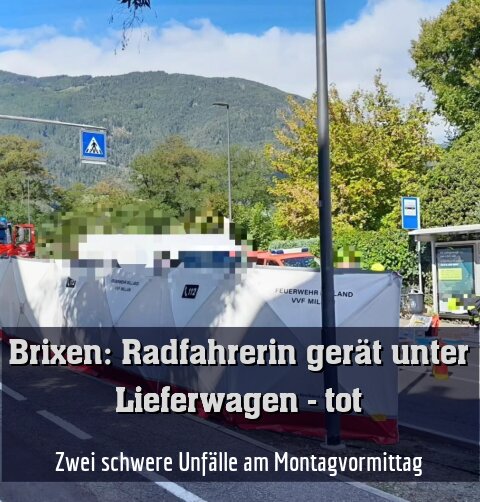 Zwei schwere Unfälle am Montagvormittag