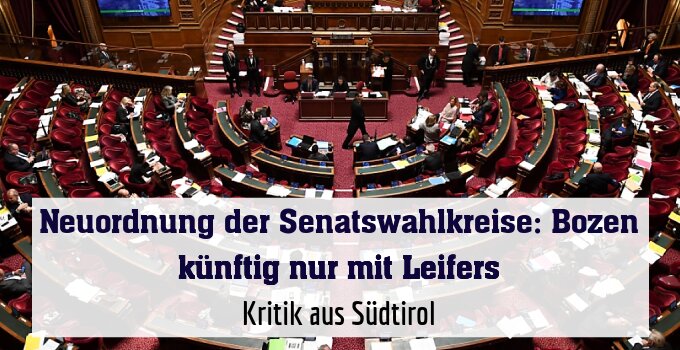 Kritik aus Südtirol