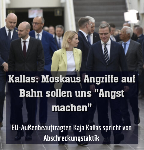 EU-Außenbeauftragten Kaja Kallas spricht von Abschreckungstaktik